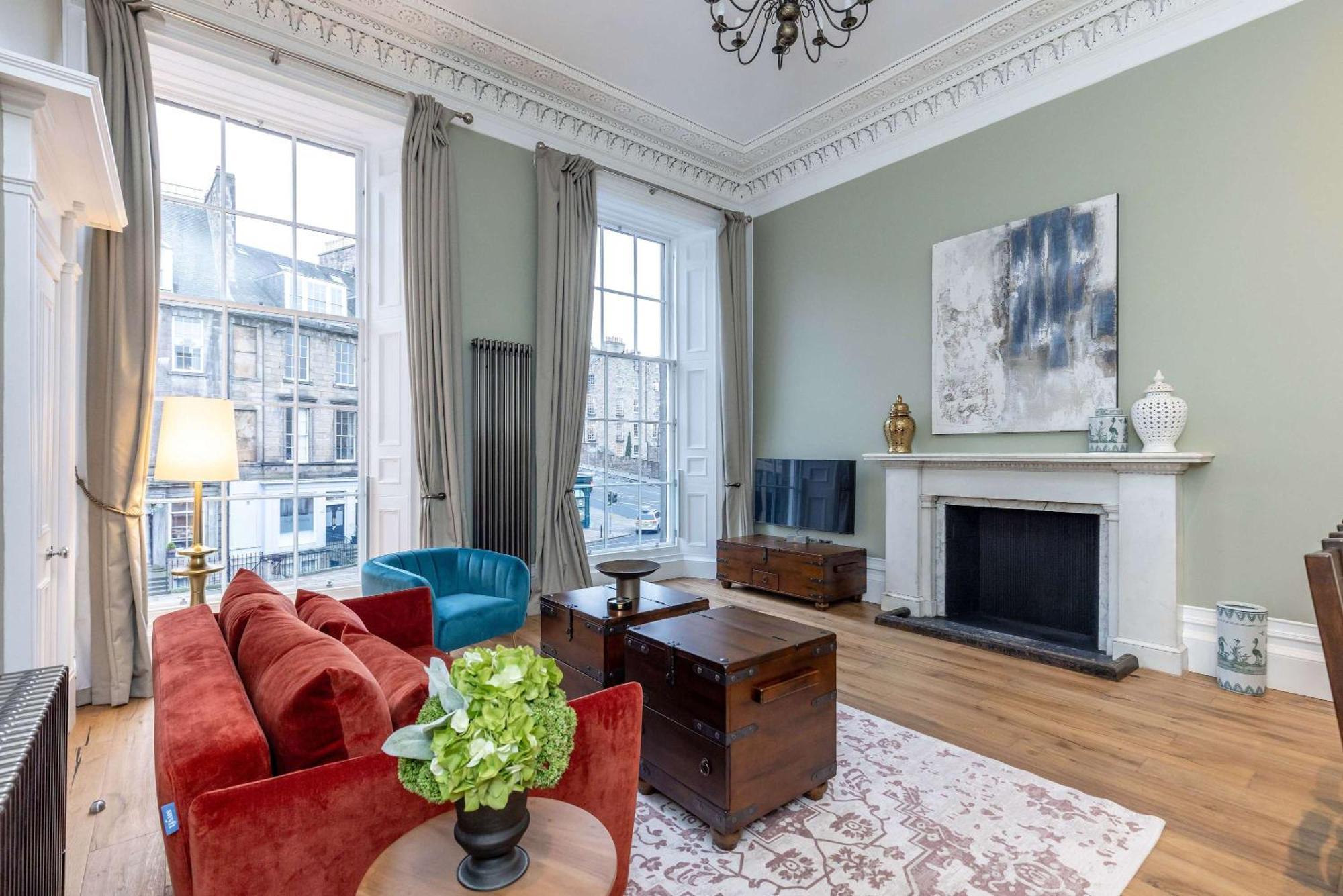Dragon Suites Luxury Apartments At 9 Albyn Place Edinburgh Ngoại thất bức ảnh