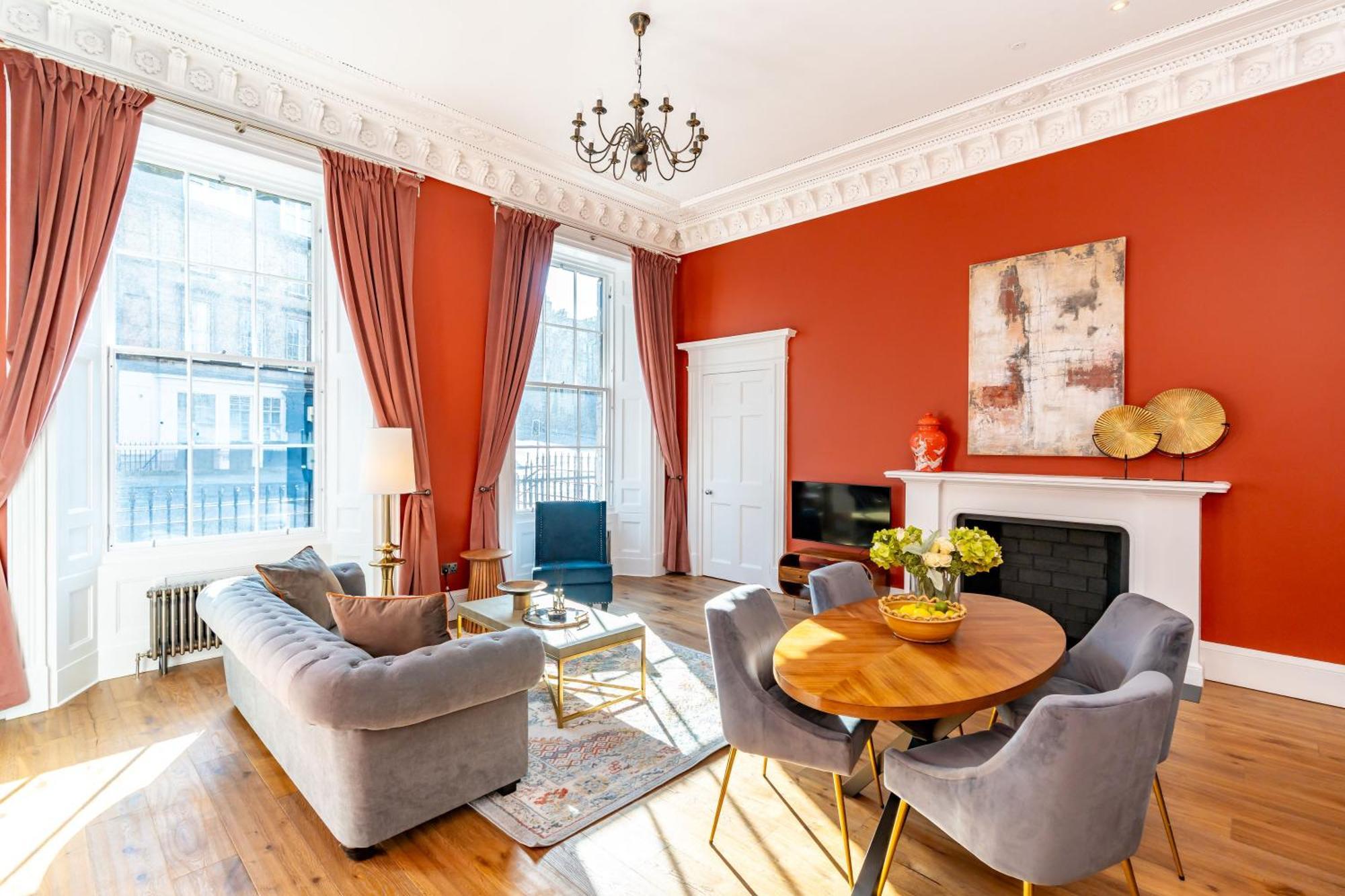 Dragon Suites Luxury Apartments At 9 Albyn Place Edinburgh Ngoại thất bức ảnh