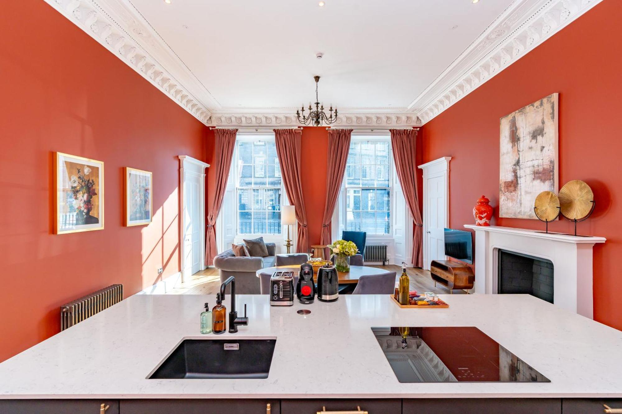 Dragon Suites Luxury Apartments At 9 Albyn Place Edinburgh Ngoại thất bức ảnh