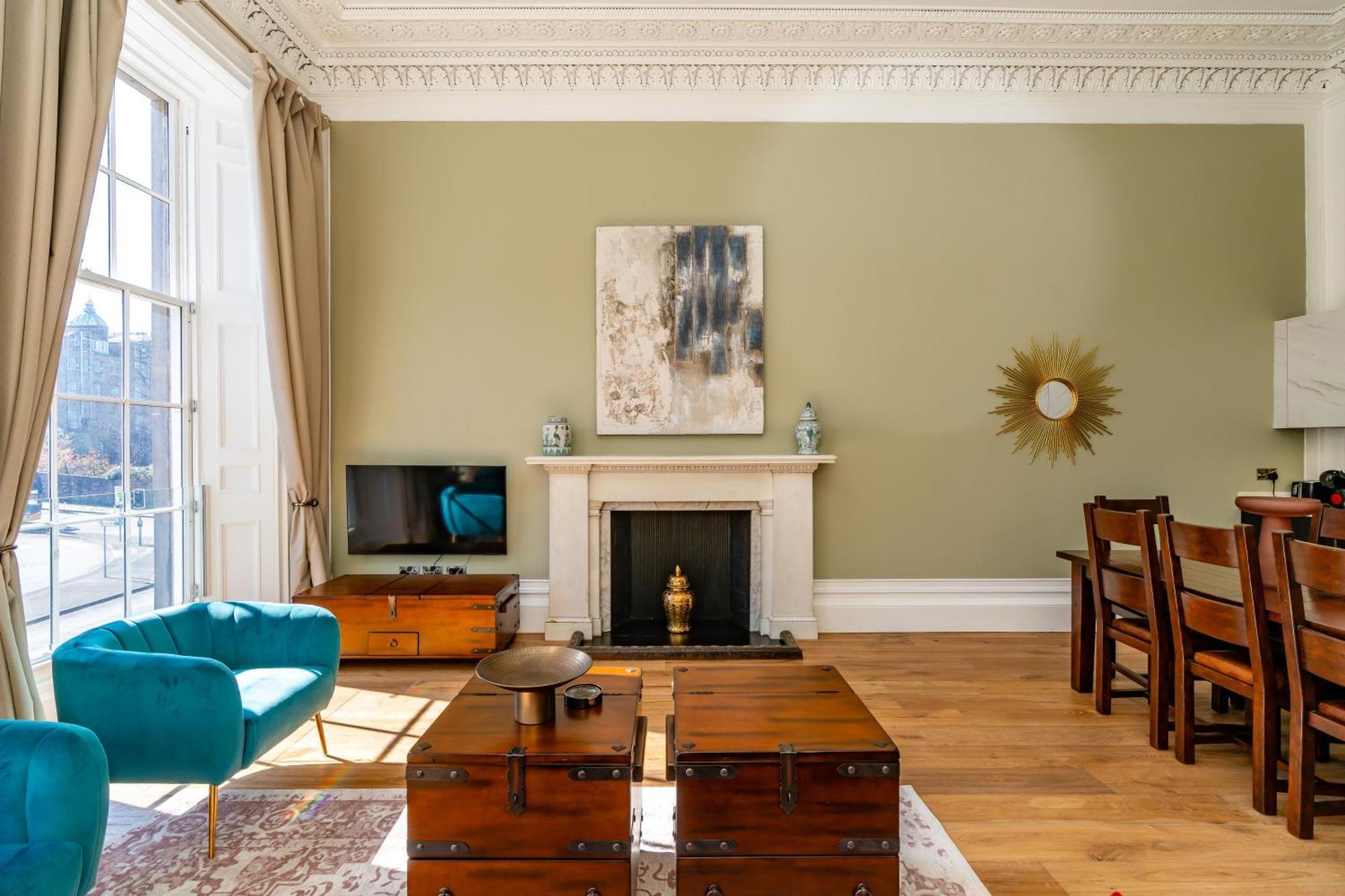 Dragon Suites Luxury Apartments At 9 Albyn Place Edinburgh Ngoại thất bức ảnh